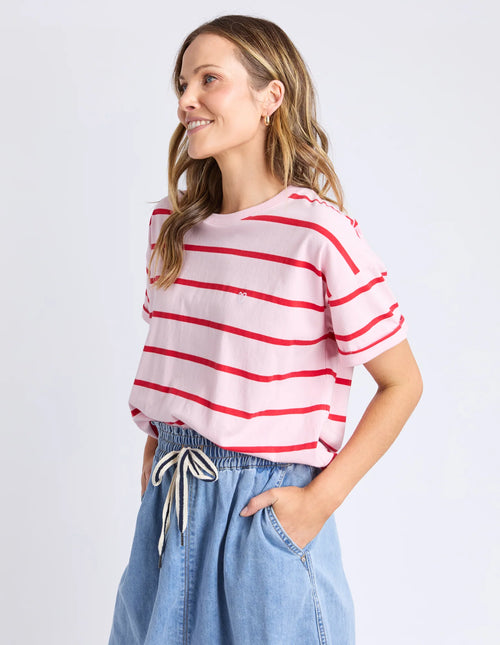 Halli S/S Tee - Stripe