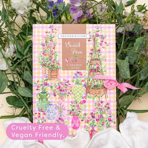 Sweet Pea Scented Drawer Liners