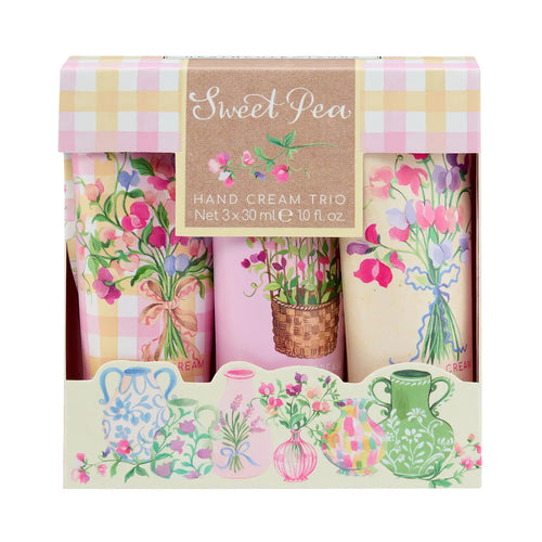 Sweet Pea Hand Cream Trio
