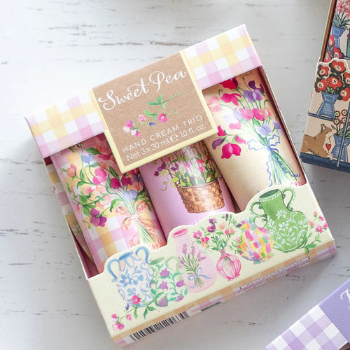 Sweet Pea Hand Cream Trio