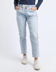 Juliette Taped Jogger - Pale Blue