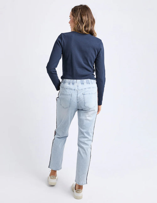 Juliette Taped Jogger - Pale Blue