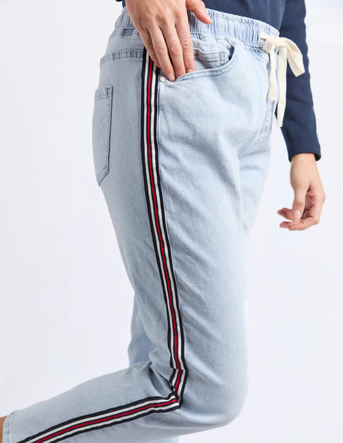 Juliette Taped Jogger - Pale Blue