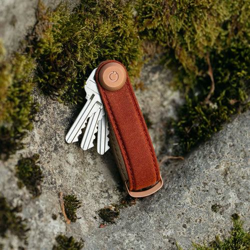 Waxed Canvas Key Organiser - Brick
