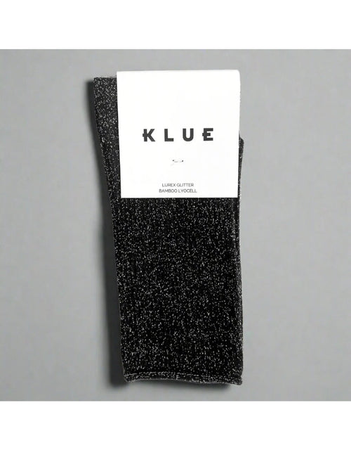 Lurex Glitter Socks - Black