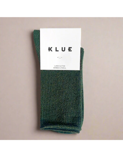 Lurex Glitter Socks - Green