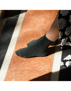 Lurex Glitter Socks - Green
