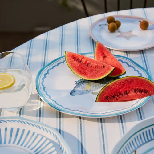 La Mer Fish Melamine Large Plate