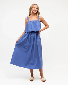 Eloise Midi Dress - Cerulean