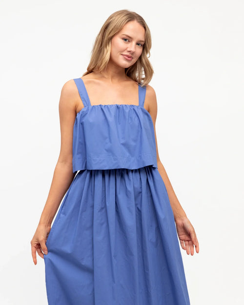 Eloise Midi Dress - Cerulean