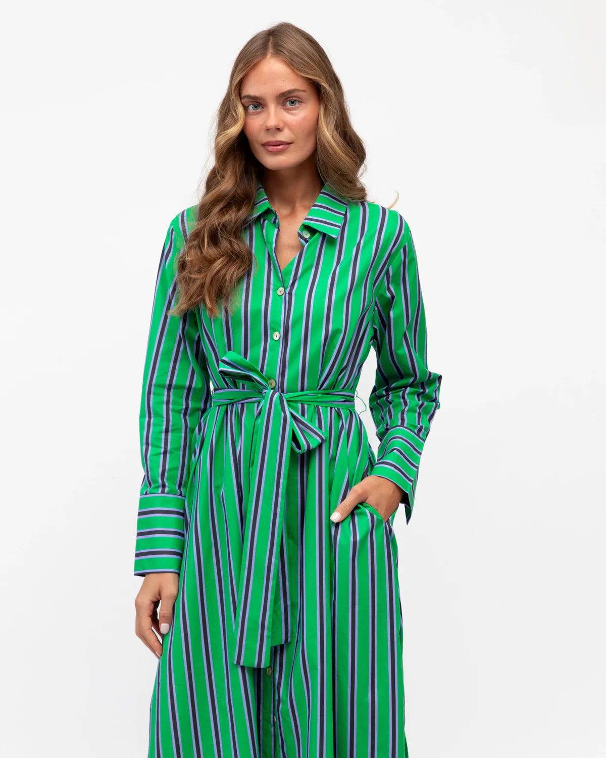 Label of Love Stripe Shirt Dress