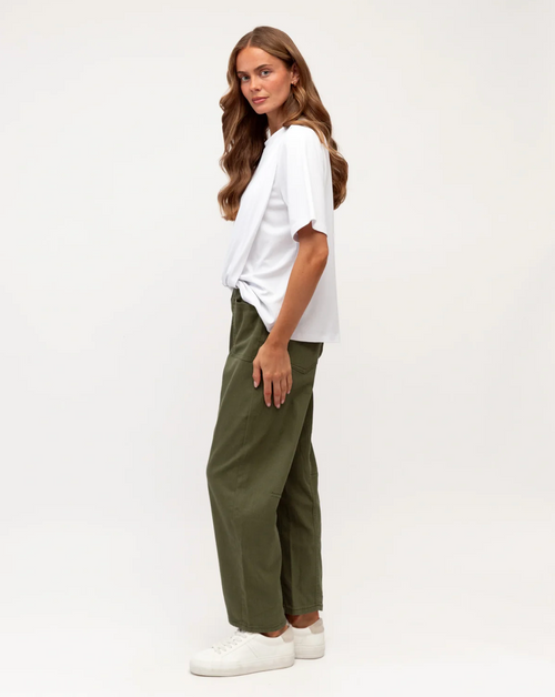 Barrel Jeans - Khaki