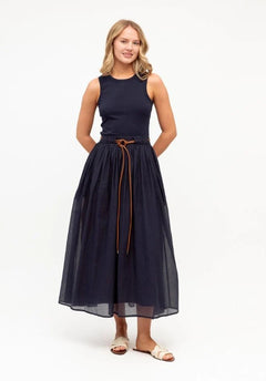 Lyla Dress - Navy
