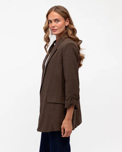 Rolled Sleeve Blazer