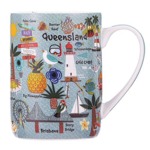 Land Down Under Queensland Mug