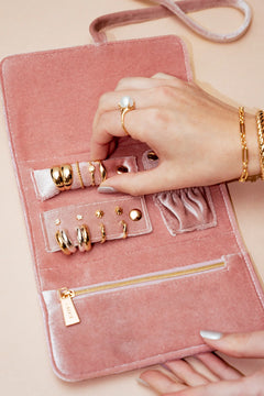 Soft Pink Jewellery Wallet