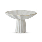 Carey Ivory High Footed Bowl