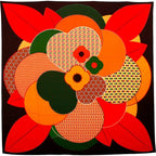 Flower Epice Silk Scarf 50x50