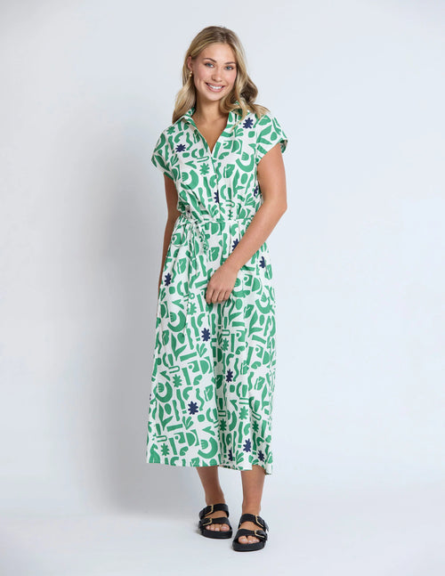 Marly Dress - Spring Green