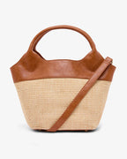 Miller Tote - Tan/Natural Weave