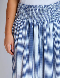 Millie Skirt - Navy Stripe