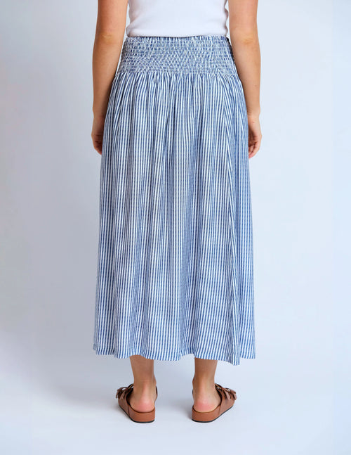 Millie Skirt - Navy Stripe