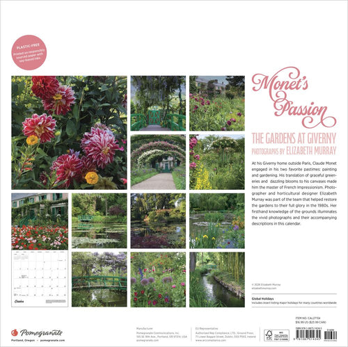 Wall Calendar 2027 - Monet