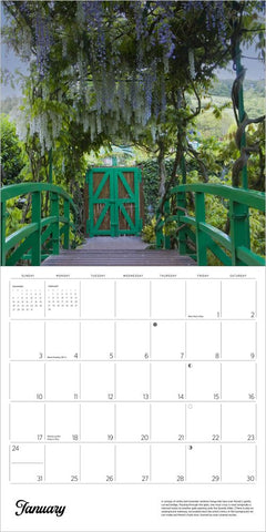 Wall Calendar 2027 - Monet