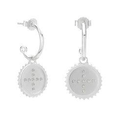 Halcyon Hoop - Sterling Silver
