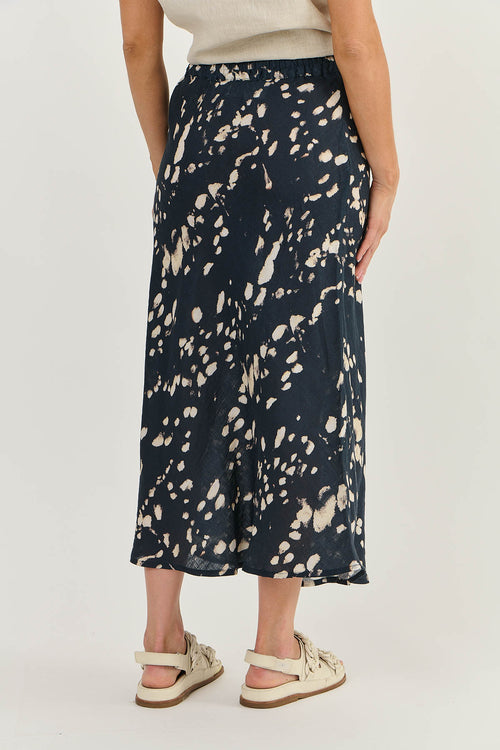 Linen Skirt - Universe