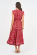 Sophia Dress - Red/Pink