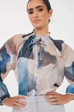 Opal Printed Top