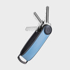 Leather/Hybrid Key Organiser - Lake Blue
