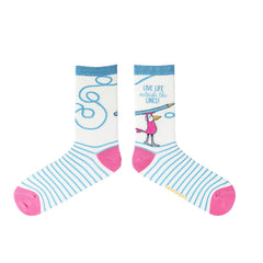 Ladies Twigseeds Socks - Outside the Lines