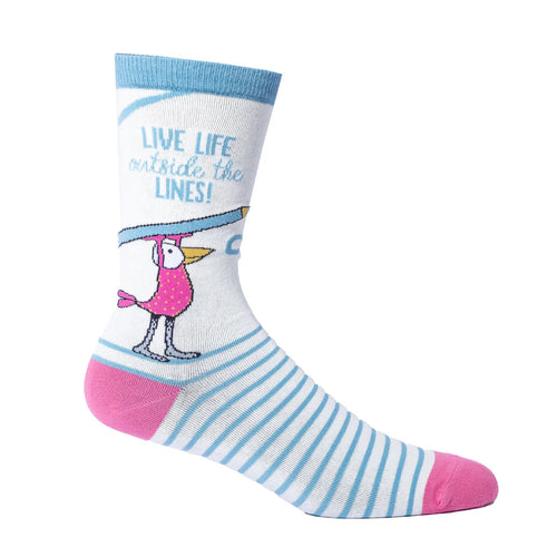 Ladies Twigseeds Socks - Outside the Lines