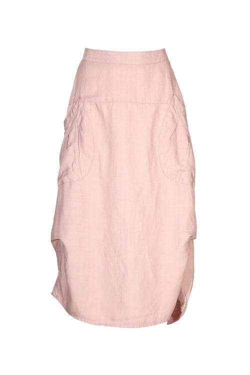 Milwaukee Skirt - Pink Linen/Tencel