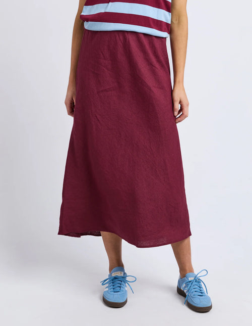 Eleni Skirt - Plum