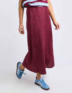 Eleni Skirt - Plum