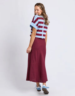 Eleni Skirt - Plum