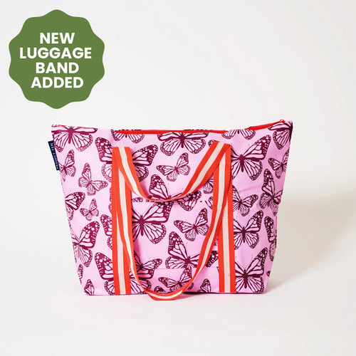 Zip Medium Tote - Butterfly