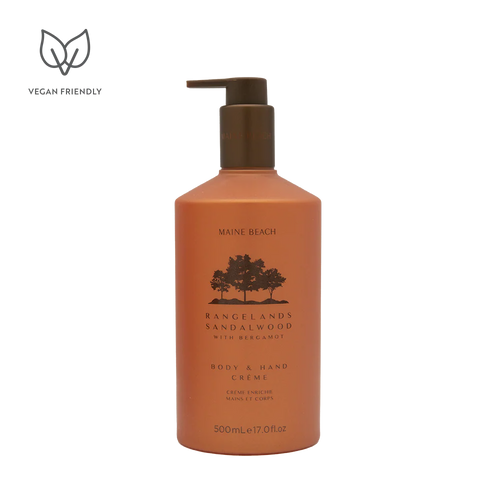Rangelands Sandalwood - Body & Hand Cream 500ml