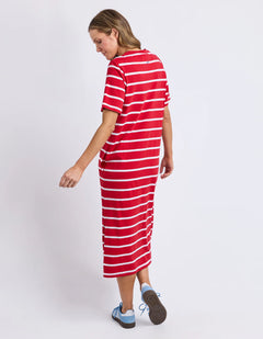 Crimson Tee Dress
