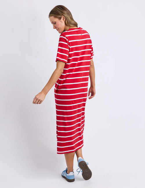 Crimson Tee Dress