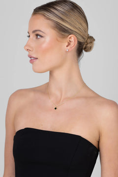Reign Jet Necklace - Gold