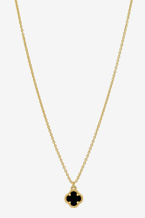 Reign Jet Necklace - Gold