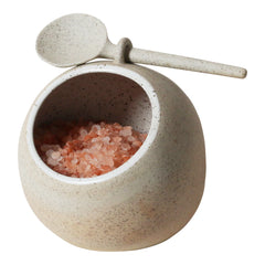 Salt Pig w Spoon