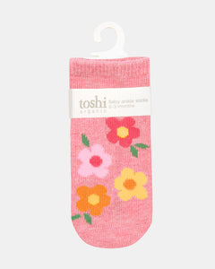 Organic Baby Socks - Rosie Posie