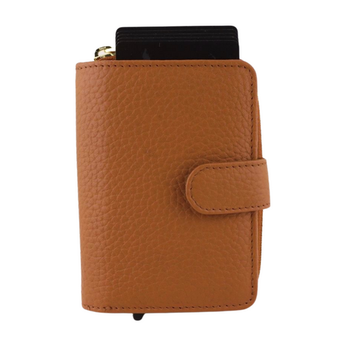 Belle Leather Wallet - Tan