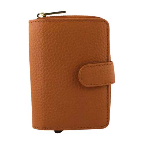 Belle Leather Wallet - Tan