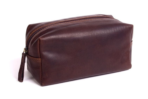 Jimmy Toiletry Bag - Brown